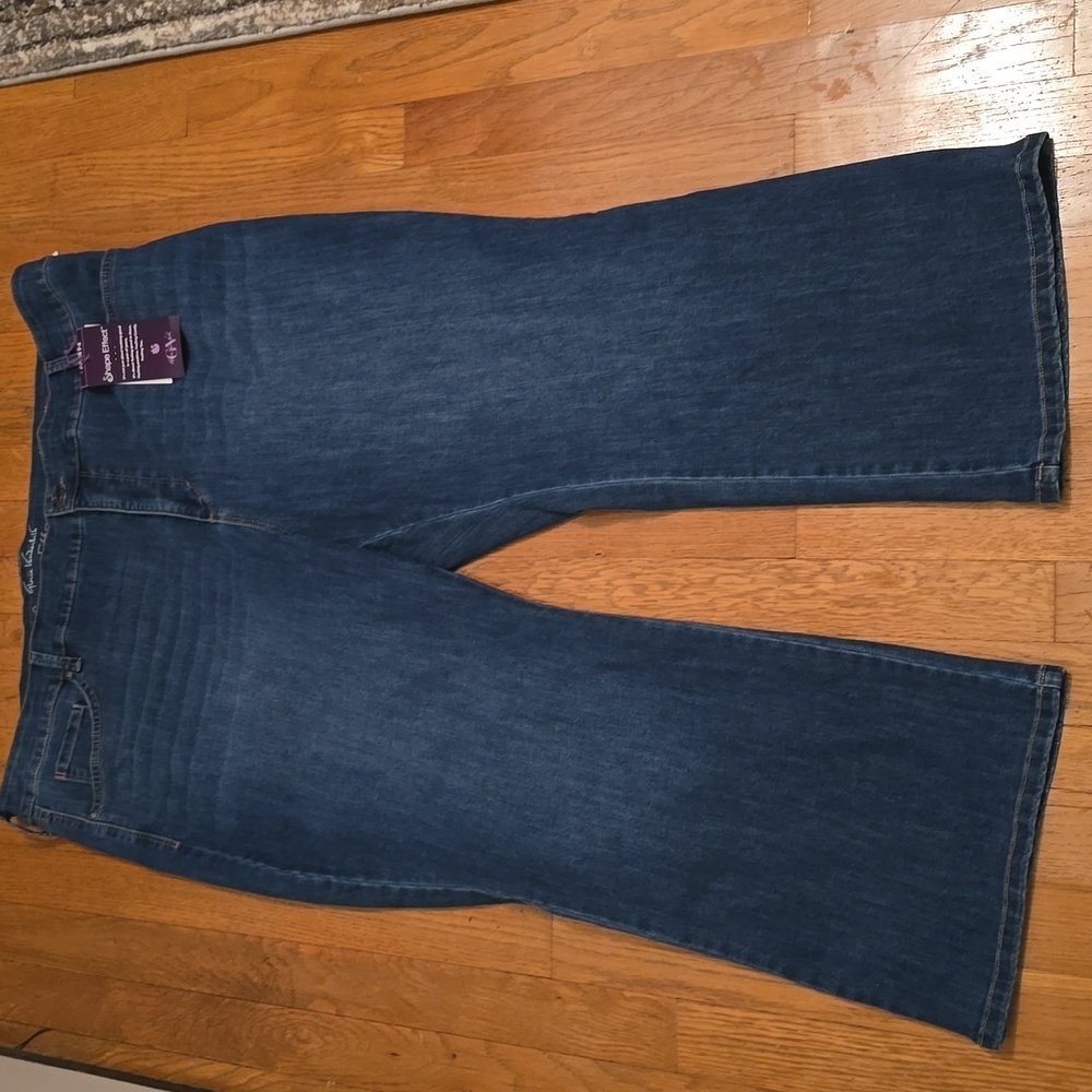 GLORIA VANDERBILT BRAND WOMEN'S PLUS SIZE BLUE JEANS SIZE 24W